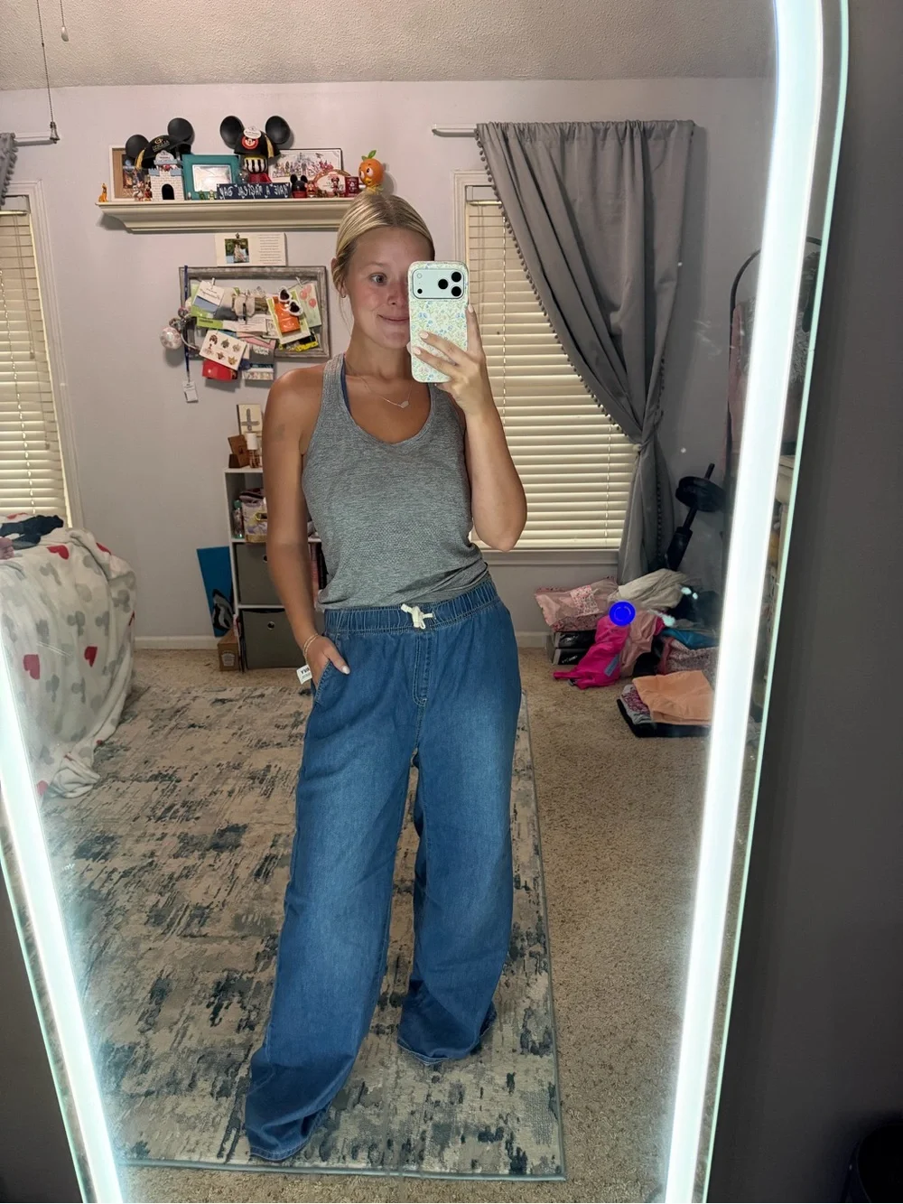 Old Navy kids Size Wide-Leg Jeans in Blue